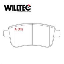 Pastilha de Freio Traseiro Fluence 2011 até 2018 Willtec