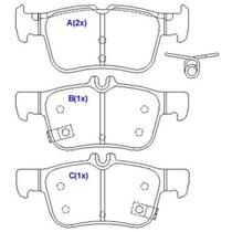 Pastilha de Freio Traseiro Ford Bronco 2020 a 2024 SYL 4225 Pastilha de Freio Traseiro Ford Bronco 2020 a 2024 SYL 4225