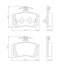 Pastilha De Freio Traseiro Frasle - Varga / Tempra