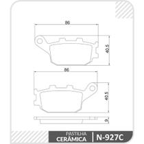 Pastilha de Freio Traseiro Honda Xre 300 2009 a 2013 COBREQ