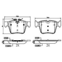 Pastilha de Freio Traseiro Mercedes Benz C-Class 2016 a 2024