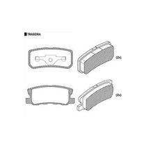 Pastilha de Freio traseiro Outlander Compass C4 aircross ASX Grandis Lancer Pajero Avenger Caliber H-1 4007 4008
