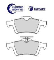 Pastilha de Freio Traseiro PEUGEOT 508 1.6 THP 16V 2011 2012 2013 2014 2015 2016 2017 2018 2019 2020... Em diante - TEC5311 (SYL2234)