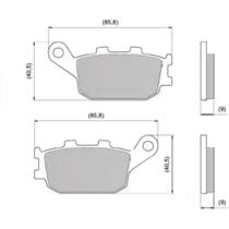 Pastilha de Freio Traseiro Yamaha Xj6 F 2009 a 2017 DIA-FRAG