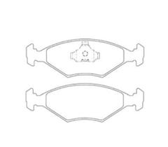 Pastilha De Freio Uno 1.5 Dianteira Sistema Teves 1185 Syl