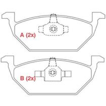 Pastilha de Freio Volkswagen Golf 1999 a 2005 WILLTEC FP58