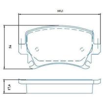 Pastilha de Freio Volkswagen Golf 2006 a 2021 JURID HQJ-2209