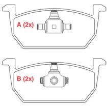 Pastilha de Freio Volkswagen Polo 2018 a 2023 WILLTEC PW1018