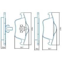 Pastilha de Freio Volvo Xc70 2002 a 2008 JURID HQJ-2437 Pastilha de Freio Volvo Xc70 2002 a 2008 JURID HQJ-2437