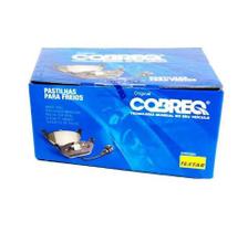 Pastilha De Freio X4 Serie 1 Dianteira Cobreq N1728 Sem Alarme Sistema Bosch Jogo