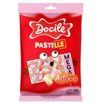 Pastilha de frutas pastille mega 440g/50un docile Pastilha de frutas pastille mega 440g/50un docile
