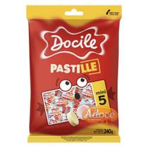 Pastilha de frutas pastille mini 5 240g/100un docile Pastilha de frutas pastille mini 5 240g/100un docile