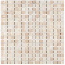 Pastilha de pedra SM01 - SLIM CREMA MARFIL 30,5x30,5cm Pastilha de pedra SM01 - SLIM CREMA MARFIL 30,5x30,5cm