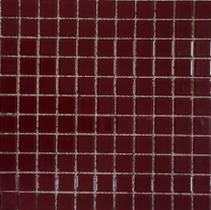 Pastilha de Vidro 30cm x30cm Vinho Bordo