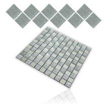 Pastilha De Vidro Adesiva Kit 10 Uni Parede Banheiro Lavabo Cozinha Sala Decorativa Reforma Requintado Facil Aplicacao