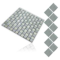 Pastilha De Vidro Adesiva Kit 10 Uni Parede Cozinha Banheiro Sala Decorativa Facil Aplicacao Moderna Requintado Reforma