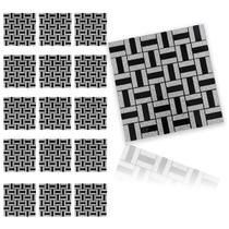 Pastilha De Vidro Adesiva Kit 15 Uni Parede Banheiro Box Cozinha Sala Decorativa Moderna Reforma Facil Aplicacao