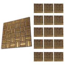 Pastilha De Vidro Adesiva Kit 15 Uni Parede Banheiro Cozinha Sala Decorativa Moderna Reforma Requintado Facil Aplicacao