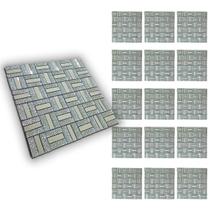 Pastilha De Vidro Adesiva Kit 15 Uni Parede Cozinha Sala Banheiro Decorativa Moderna Requintado Reforma Aplicacao Facil Pastilha De Vidro Adesiva Kit 15 Uni Parede Cozinha Sala Banheiro Decorativa Moderna Requintado Reforma Aplicacao Facil