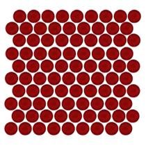 Pastilha de Vidro Ball Red 3X3 Placa 30X30cm - 1313060003 Pastilha de Vidro Ball Red 3X3 Placa 30X30cm - 1313060003