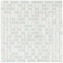 PASTILHA DE VIDRO COM PEDRA SMG07 - SLIM BRANCO 30,5x30,5cm PASTILHA DE VIDRO COM PEDRA SMG07 - SLIM BRANCO 30,5x30,5cm