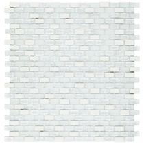 Pastilha de vidro com pedra - ST5102 - STRIP BRANCO 28,6x31,2cm Pastilha de vidro com pedra - ST5102 - STRIP BRANCO 28,6x31,2cm