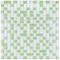 PASTILHA DE VIDRO CRAQUELADA GG21 - GALIANO BRANCO/VERDE 30x30cm PASTILHA DE VIDRO CRAQUELADA GG21 - GALIANO BRANCO/VERDE 30x30cm