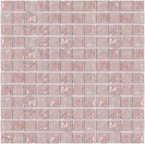 PASTILHA DE VIDRO CRAQUELADA IC05 - ICE ROSA 30x30cm