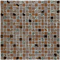 Pastilha de vidro D1013 - DIAMOND MARRON 30x30cm Pastilha de vidro D1013 - DIAMOND MARRON 30x30cm