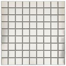 Pastilha de Vidro e Metal de 29cm x 29cm Rende Glass Mosaic Pastilha de Vidro e Metal de 29cm x 29cm Rende Glass Mosaic