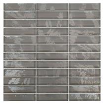 Pastilha de Vidro Evolution Silver 9,5X2,3 Placa 30X30cm - 1313121002 Pastilha de Vidro Evolution Silver 9,5X2,3 Placa 30X30cm - 1313121002