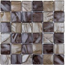 Pastilha de vidro J04 - JUNSUI MARROM 30x30cm 8mm Pastilha de vidro J04 - JUNSUI MARROM 30x30cm 8mm