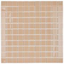 Pastilha de Vidro K2507 - CRISTAL LISA BEGE 30x30cm