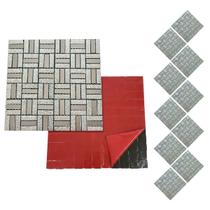 Pastilha De Vidro Kit 10 Uni Adesiva Parede Sala Cozinha Banheiro Facil Aplicacao Decorativa Moderna Requintado Reforma Pastilha De Vidro Kit 10 Uni Adesiva Parede Sala Cozinha Banheiro Facil Aplicacao Decorativa Moderna Requintado Reforma