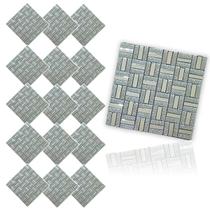 Pastilha De Vidro Kit 15 Uni Adesiva Parede Sala Cozinha Banheiro Facil Aplicacao Decorativa Moderna Reforma Requintado Pastilha De Vidro Kit 15 Uni Adesiva Parede Sala Cozinha Banheiro Facil Aplicacao Decorativa Moderna Reforma Requintado