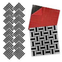 Pastilha De Vidro Kit 16 Uni Adesiva Parede Cozinha Lavabo Sala Decorativa Moderna Requintado Reforma Aplicacao Facil Pastilha De Vidro Kit 16 Uni Adesiva Parede Cozinha Lavabo Sala Decorativa Moderna Requintado Reforma Aplicacao Facil