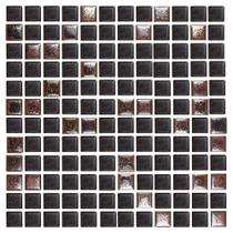 Pastilha de Vidro Nefertiti Cobre 2X2 Placa 30X30cm - 1012020005 Pastilha de Vidro Nefertiti Cobre 2X2 Placa 30X30cm - 1012020005