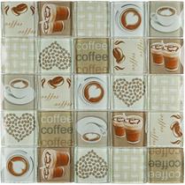 Pastilha de vidro PW510 - PATCHWORK MARRON 30x30cm