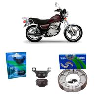 Pastilha Diant Suzuki Intruder 125 + Patim Freio Traseiro Pastilha Diant Suzuki Intruder 125 + Patim Freio Traseiro