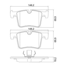 Pastilha Dianteira Cobreq BMW X3 F25 2011-2017
