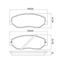 Pastilha Dianteira Cobreq Hyundai Santa Fé 2006-2019 Pastilha Dianteira Cobreq Hyundai Santa Fé 2006-2019