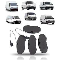 Pastilha dianteira com sensor aro 15 fiat ducato citroen jumper peugeot boxer 2003 a 2017