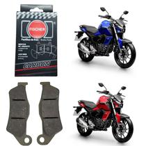 Pastilha Dianteira Fischer Carbon Yamaha Fazer Fz15 2023 2024 2025