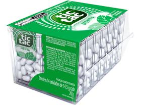 Pastilha Ferrero Tic Tac Menta 14,5g Display com 14 Unidades