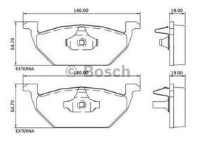 Pastilha freio bosch 0986bb0714 vw dt audi/golf/virtus Pastilha freio bosch 0986bb0714 vw dt audi/golf/virtus