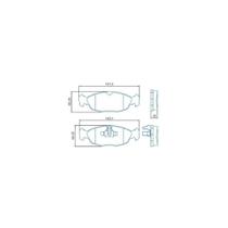 Pastilha Freio Classic 2008 a 2016 Jurid HQJ-3001PA