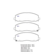 Pastilha Freio Convencional Dianteira Com Alarme 2189 Syl Pastilha Freio Convencional Dianteira Com Alarme 2189 Syl