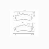 Pastilha Freio Convencional Dianteira N1882 Cobreq