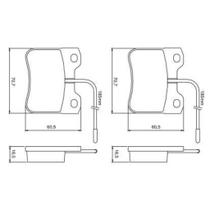 Pastilha Freio Diant.106 1.0I/1.1I/Ax1.3/Sport..86..cAlarme