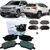 Pastilha freio diant+tras compass 2016 2017 2018 2019 2020